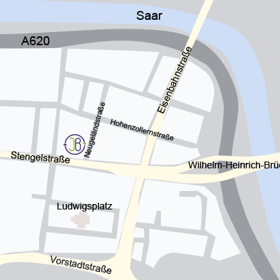 Lageplan Neugeländstraße